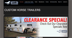 Desktop Screenshot of horseprotrailers.com